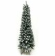 Albero di Natale artificiale innevato slim salvaspazio Monviso cm 180 210 mshop