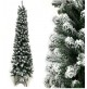 Albero di Natale artificiale innevato slim salvaspazio Monviso cm 180 210 mshop