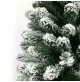 Albero di Natale slim verde Innevato 180 210 CM superfolto realistico pino mshop