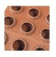 Stampo cioccolatini Choco Flame 3D Silikomart ripieni silicone SCG47 forno mshop