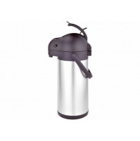 Thermos acciaio inox caraffa con pompa airpot litri 3,0 freddo caldo mshop