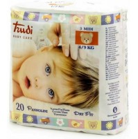 Trudi Baby Care 40 Pannolini Dry Fit Perfo Soft Taglia M 4 / 9 kg 2 Conf. mshop